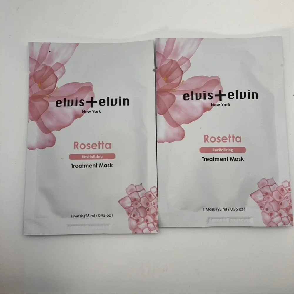 Elvis+Elvin Rosetta Revitalizing Treatment Mask 2 pack New‎ Hydrating Skincare
